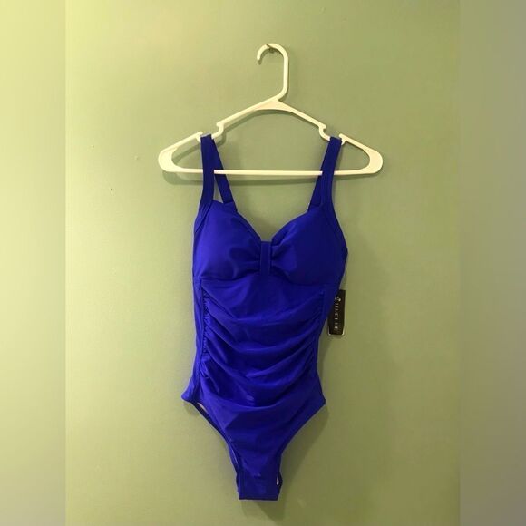 NWT … TEMPT ME “Size: S” Electric Blue Swimsuit - Picture 1 of 5